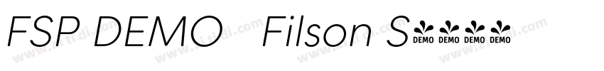 FSP DEMO   Filson S字体转换